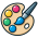 Coloring Bunny Icon