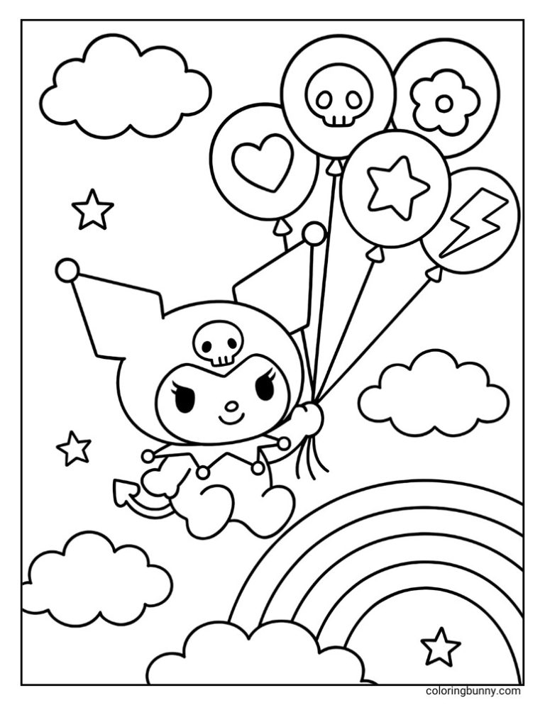 Kuromi Coloring Pages (39 Free Printable PDFs)