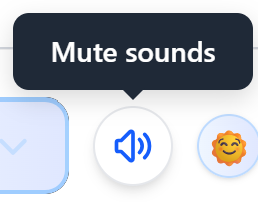 Mute Tool Sounds on the Coloring Bunny Online Coloring Tool