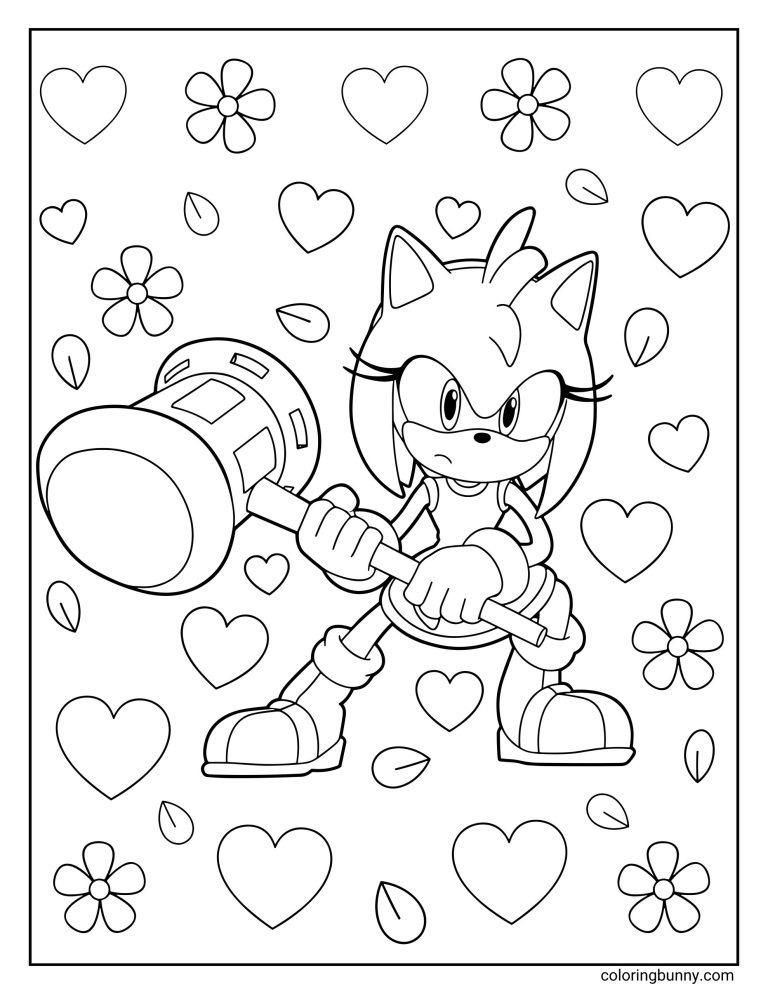 Sonic Coloring Pages 88 Free Printable PDFs sonic-coloring-pages-88-free-printable-pdfs