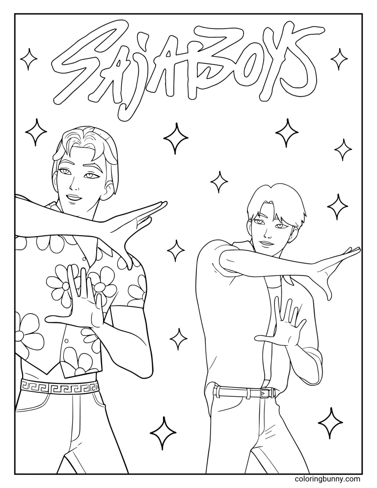 KPop Demon Hunters Coloring Pages 104 Free Printable PDFs kpop-demon-hunters-coloring-pages-104-free-printable-pdfs