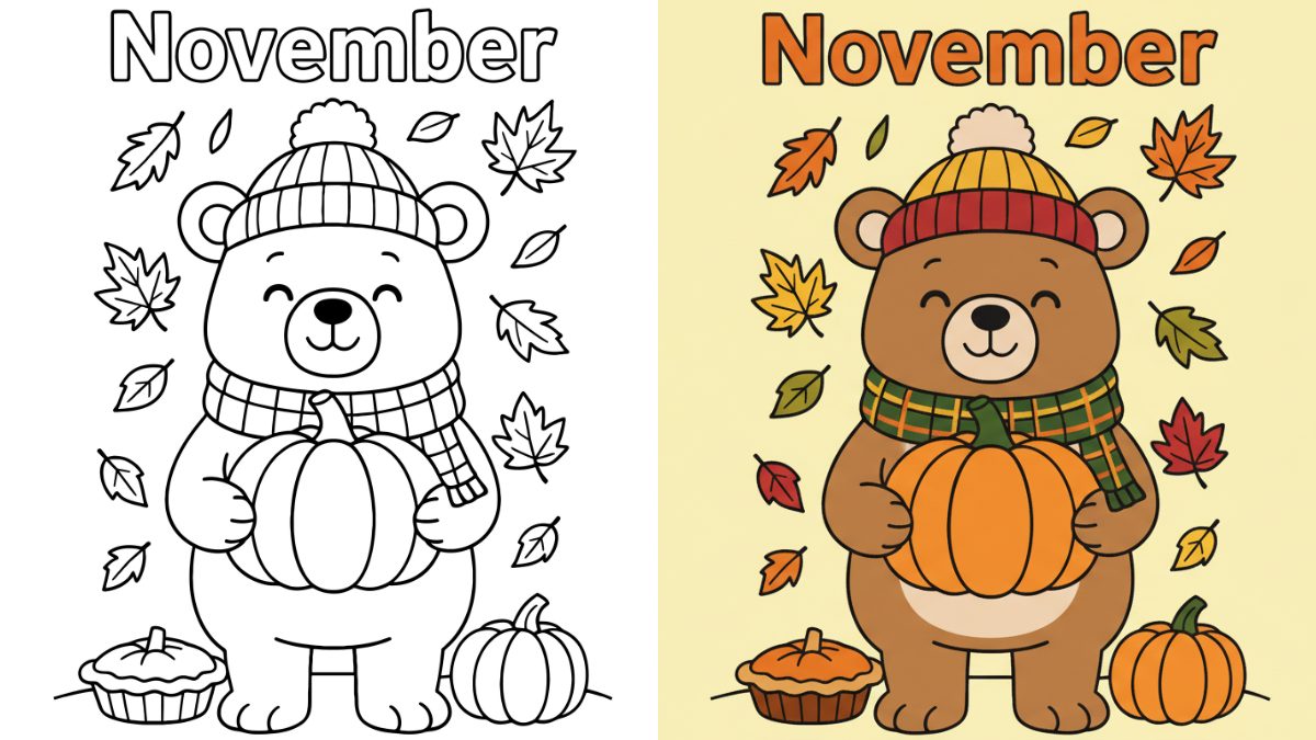 November Coloring Pages