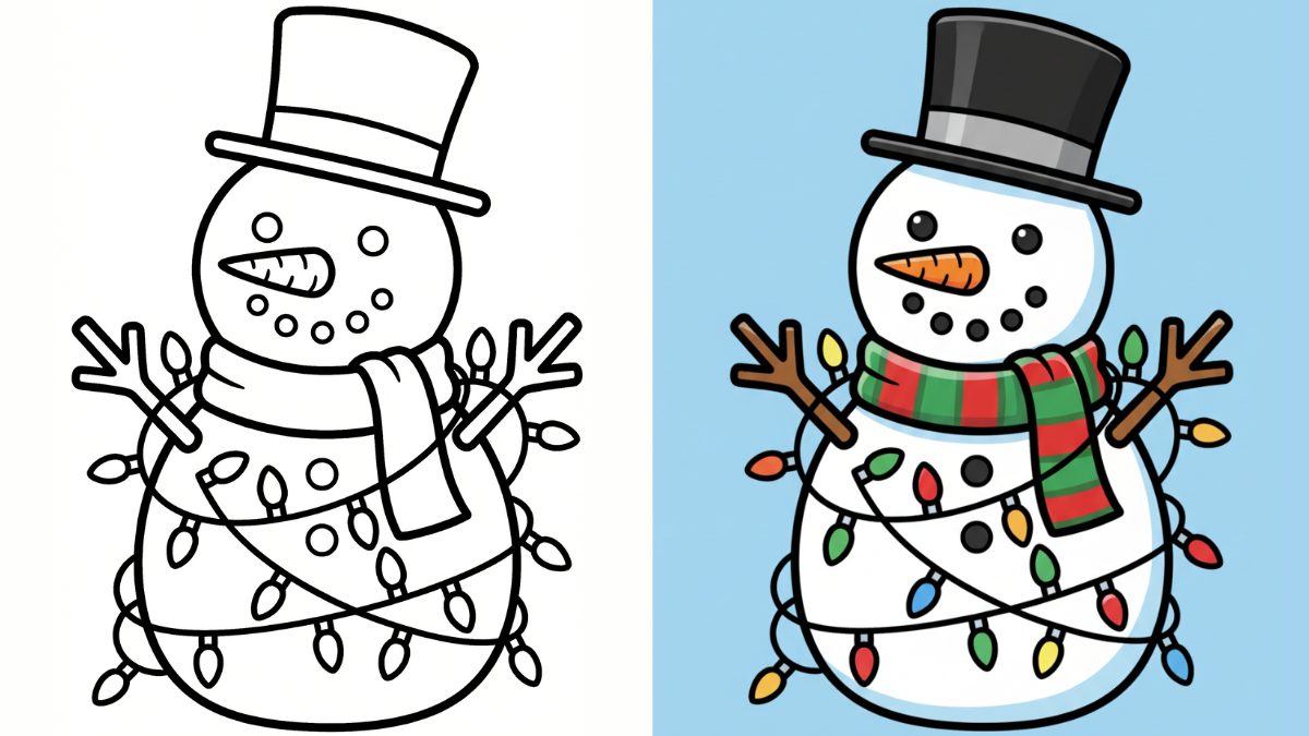 Snowman Coloring Pages