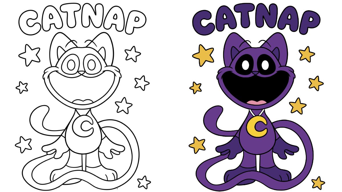 CatNap Coloring Pages