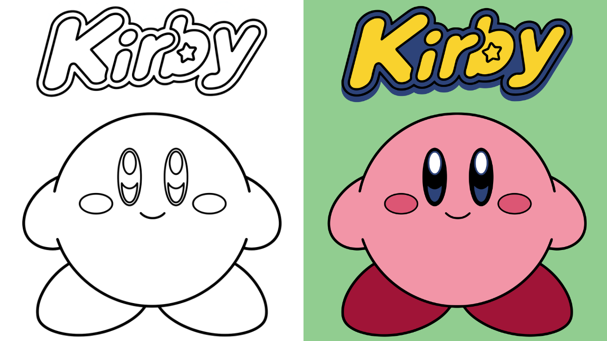 Kirby Coloring Pages