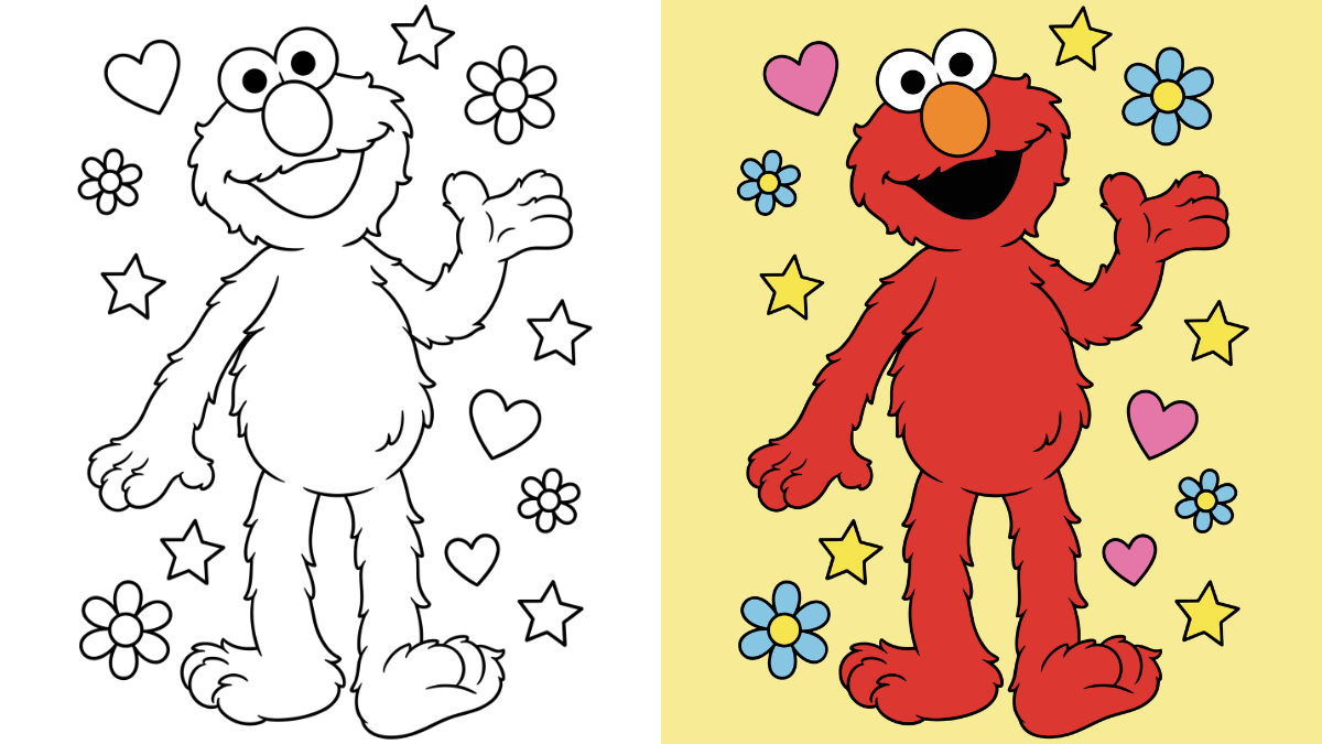 Elmo Coloring Pages