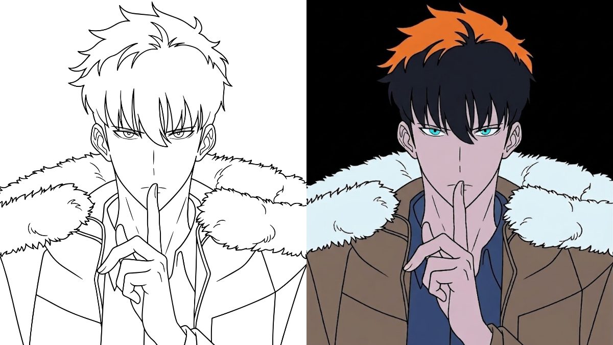 Solo Leveling Coloring Pages with Sung Jinwoo from Season 2