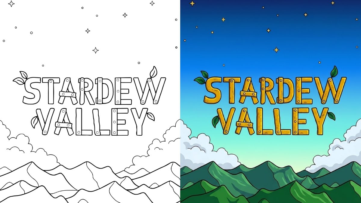 Stardew Valley Coloring Pages